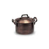 SS Portion Bowl Casserole Shape w/Lid Copper Antique